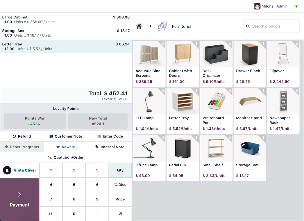 Odoo Punto de Venta TPV Comercio